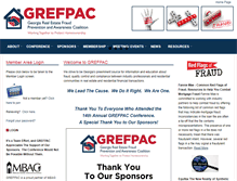 Tablet Screenshot of grefpac.org